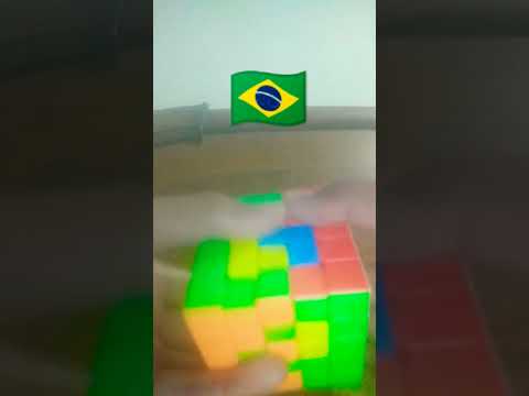 Japan Brazil Canda Flag On Rubik's Cube #shorts #cube #viral #trending #youtubeshorts #mybtstory