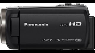 Panasonic HC-V550 Wi-Fi Camcorder PART 1 Review