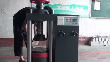 How Electronic compression testing machine works