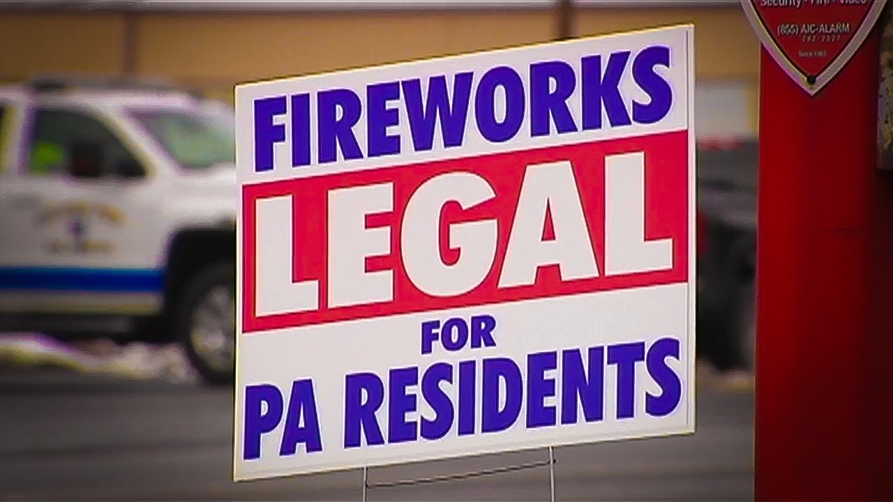 Formerly banned fireworks now sold to Pennsylvania residents YouTube