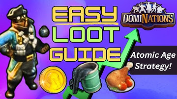 The BEST Troops + Strategy for Looting Atomic Age! - DomiNations