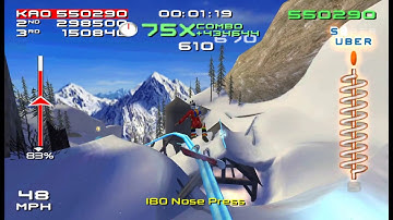 SSX 3 - R&B Slopestyle Platinum Medal Run in 1080p with Dolphin 5.0 magic