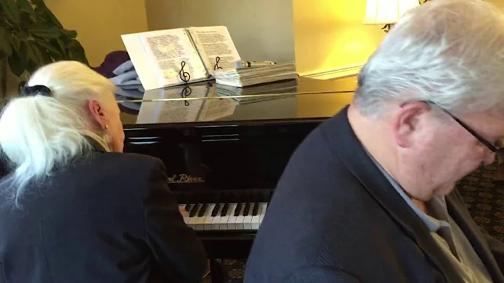 Joyce Platt and Richie Mitnick at The Gables Of Fa...