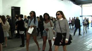 Alexander Wang NYFW Spring 2011 Arrivals | FashionTV - FTV.com