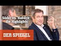 Robert Habeck vs. Markus Söder: Das Duell der Herzen – die Highlights | DER SPIEGEL