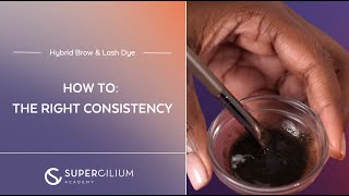 What is the perfect dye consistency for brow treatments? | Brow & Lash Dye Course