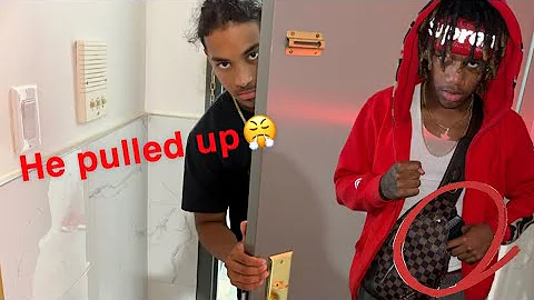 HE PULLED UP TO MY HOUSE *I GOT THE STRAP*