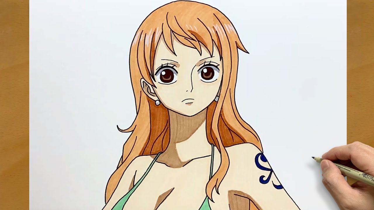 How to Draw Nami Step by Step || One Piece Anime Drawing || Beautiful Girl Art