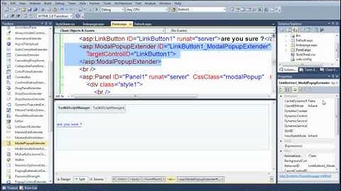 3  Modal Popup Extender   Message In Page and All elements on page in Background Disable Until Submit Popup Window   Examples Explain Ajax with ASP NET C# 01