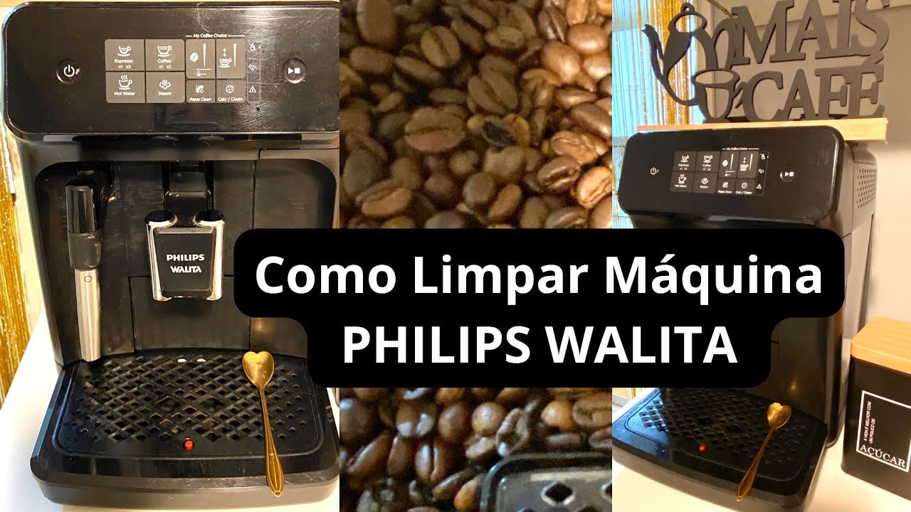Como  Limpar a Máquina de Café Expresso PHILIPS  WALITA