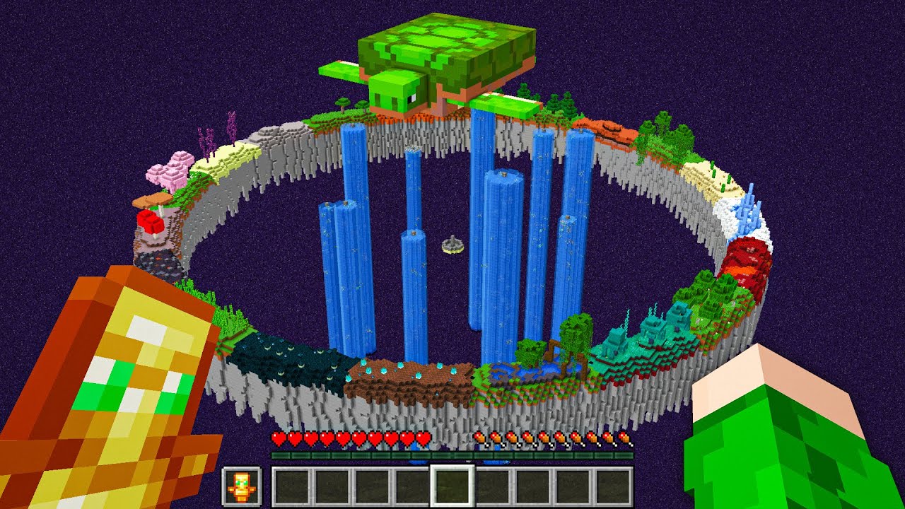 EU TRANSFORMEI MEU THE END DO MINECRAFT!!