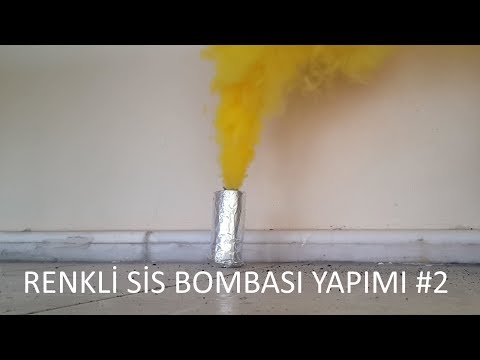 Renkli Sis Bombası Nasıl Yapılır #2