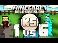 Minecraft: NDNG Kale Savaşları - 1VS6 - Tuzak Kalesi 2 YILBAŞI ÖZEL w/Ghostgamer