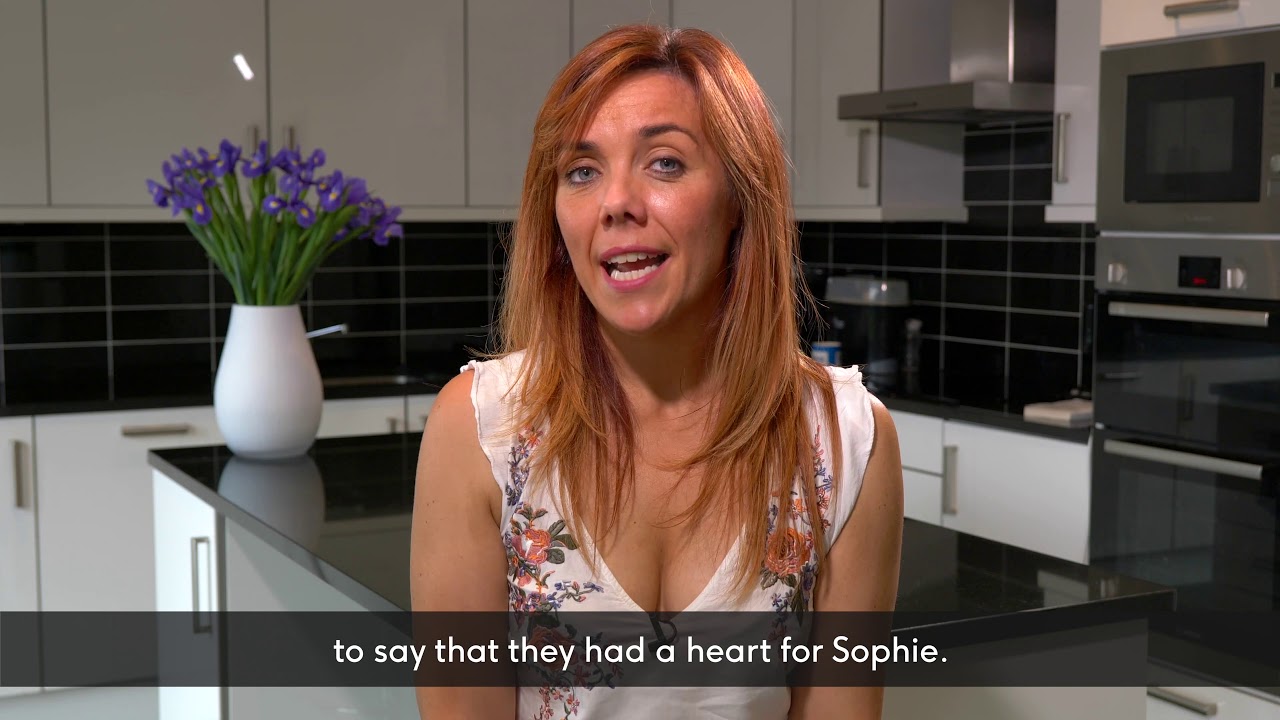 charity synonym Receiving the gift of life, Sophie’s story