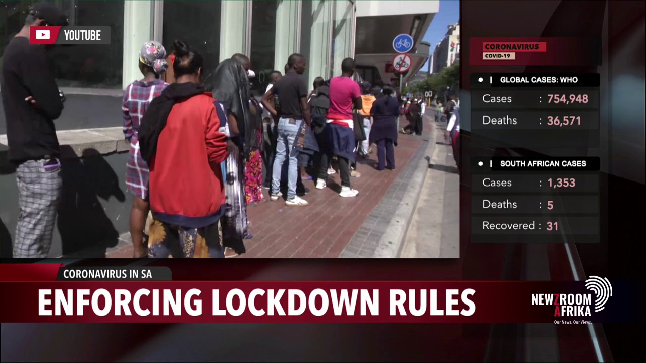 Day 6 of lockdown in Cape Town saw scores of people in long queues as they try to do their shopping