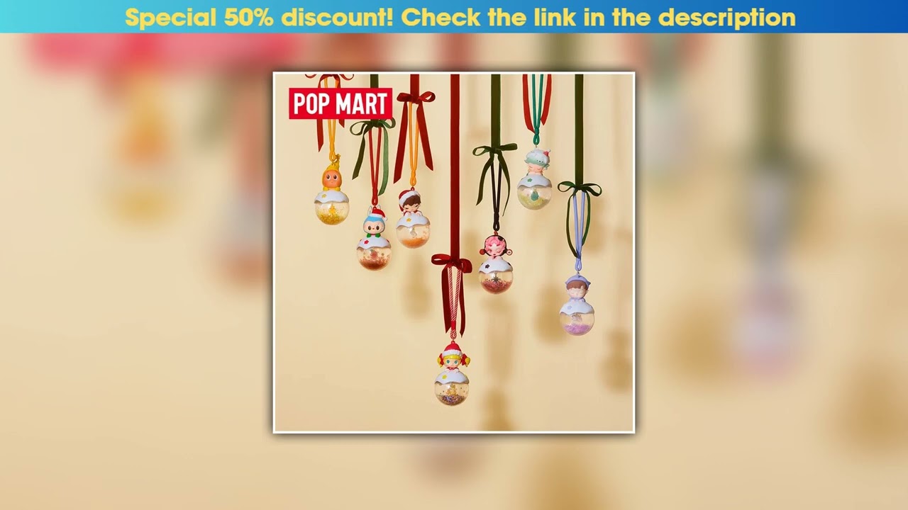 Get POPMART APPLE OF MY EYE Series Luminous Pendant Blind Box Toys Kawaii Anime Figure Surprise Mys