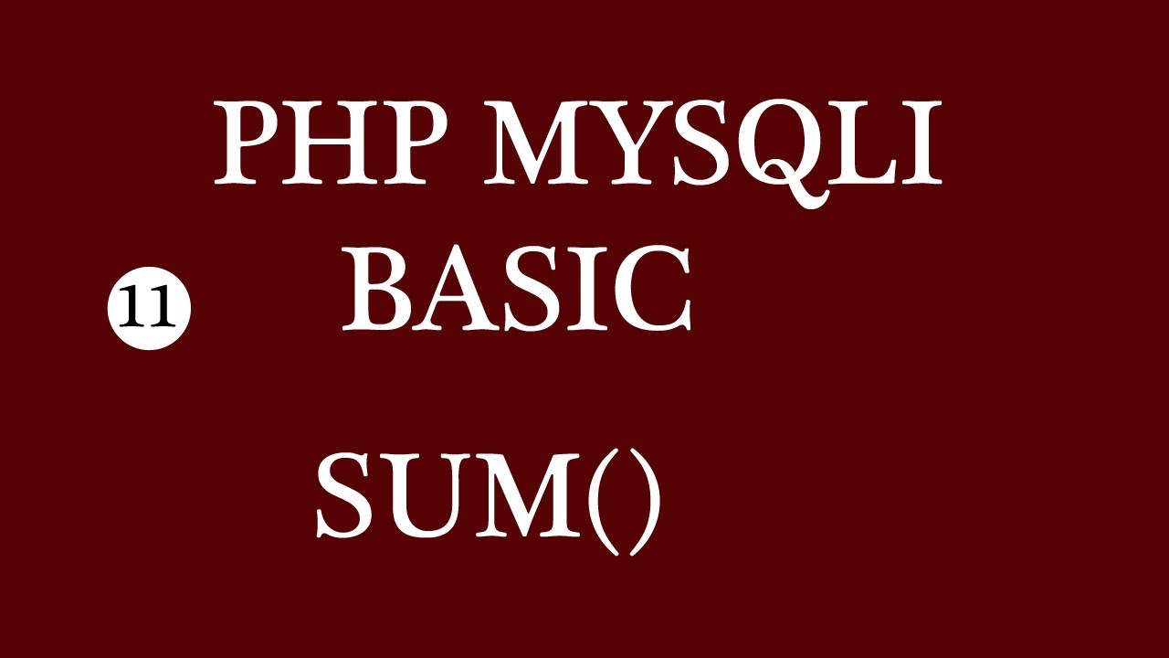 Php Sum Values