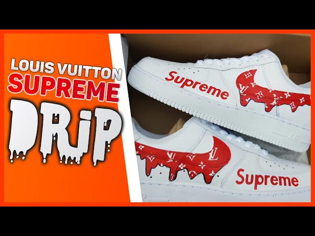 Supreme LV Drip Nike Air Force 1 – Accessoriezd