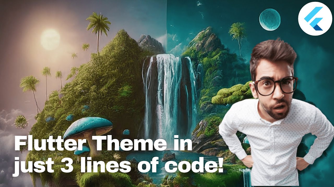 Flutter Theme MAGIC! Create Any Theme in 3 Lines 😱 | Hindi Indian AI ...