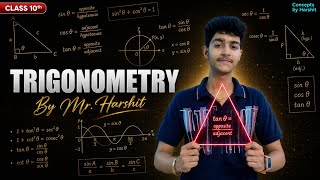Trigonometry Class 10th (NCERT + 1 PYQ) Concepts by Mr. Harshit #Maths #NCERT #Class10th