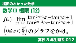 福田のわかった数学〜高校３年生理系012〜極限(12)極限関数