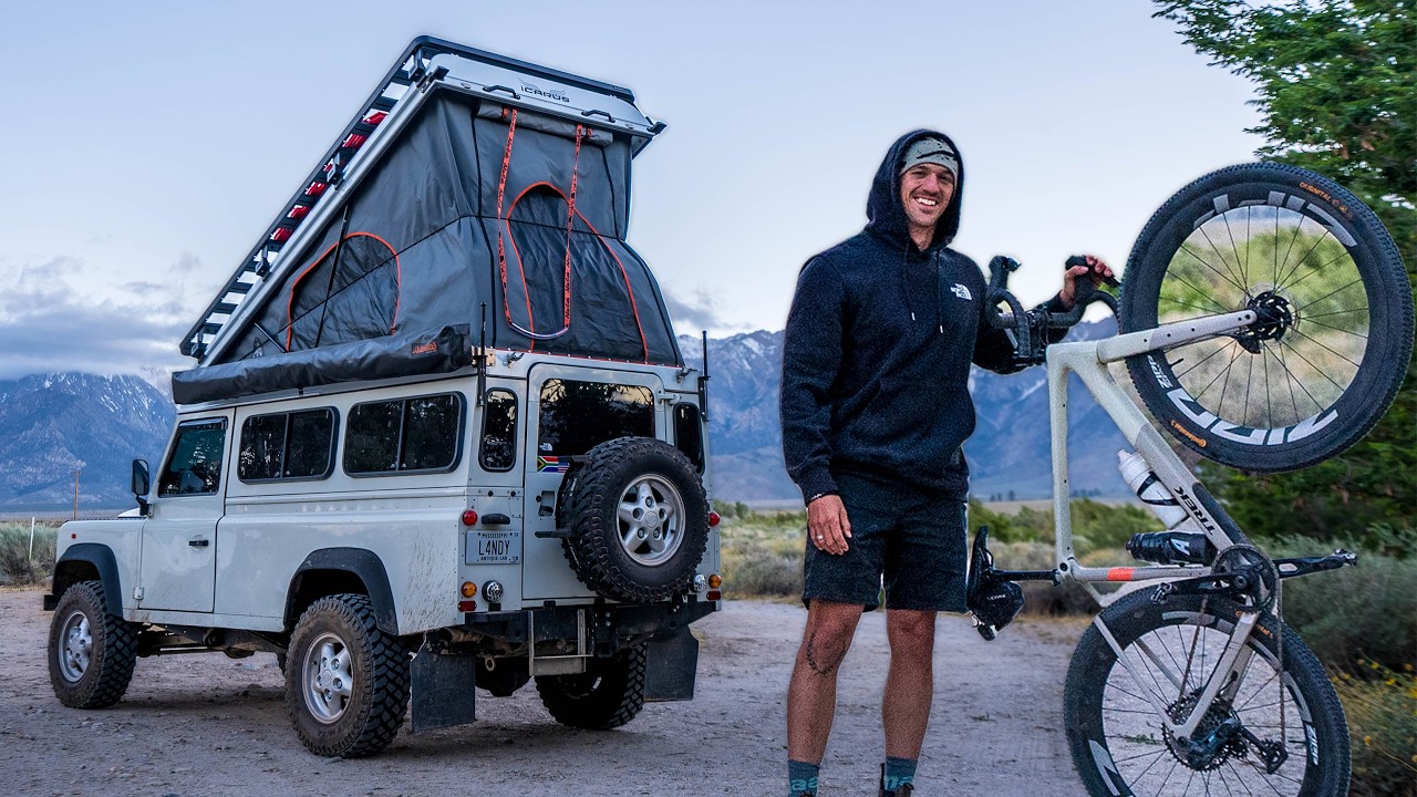 24 Hours Camping and Gravel Biking Through California's Remote Mountains