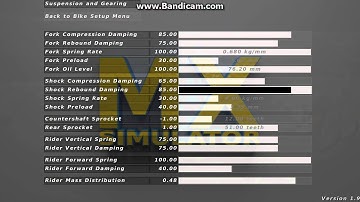 Mx Simulator 2015 Bike Setup