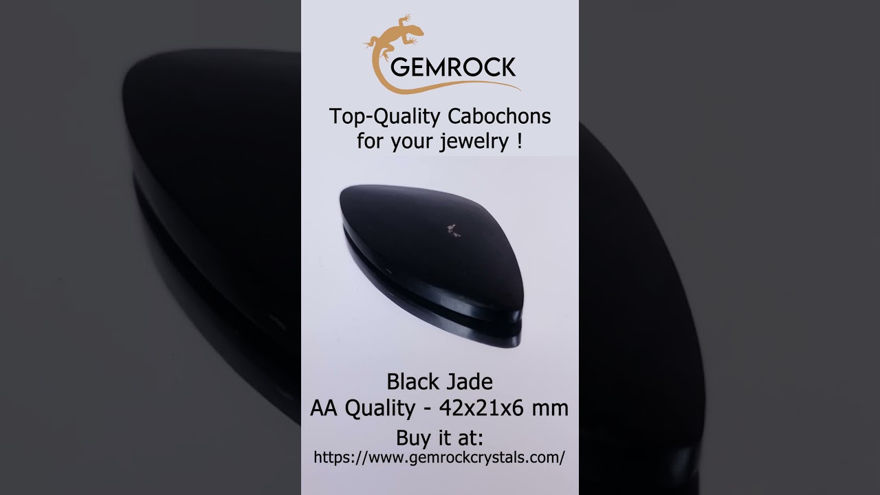 Black Jade Cabochon BJ-2A-0010 