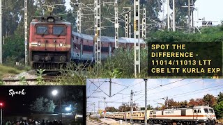 First run of 11014/11013 LTT CBE LTT Kurla exp | Spot the difference | ICF to LHB | Indian Railways