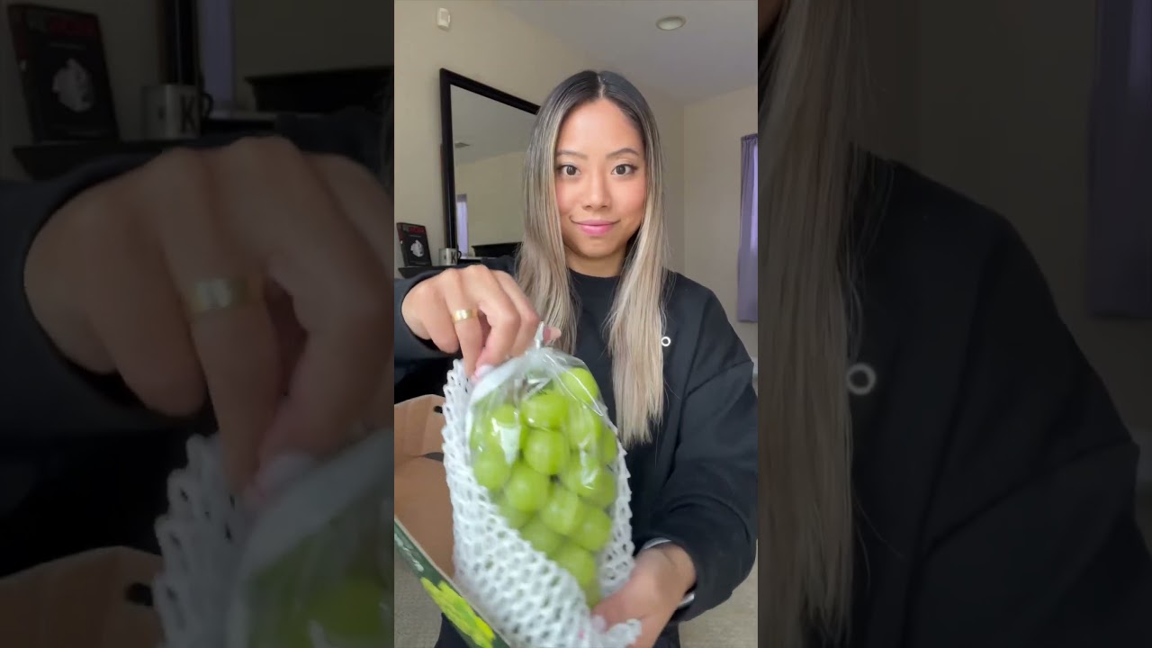 I spent $12.99 on Korean grapes!!