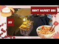 Diy Model kit Night Market BBQ