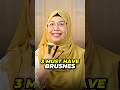 Only 3 Brushes for Full Face Makeup? YES | Beginners’ Guide: Best 3 Brushes for Complete Makeup Look