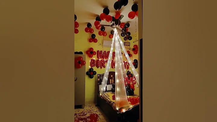Surprise room decoration / room decoration / room decoration ideas / #viral #shorts #love