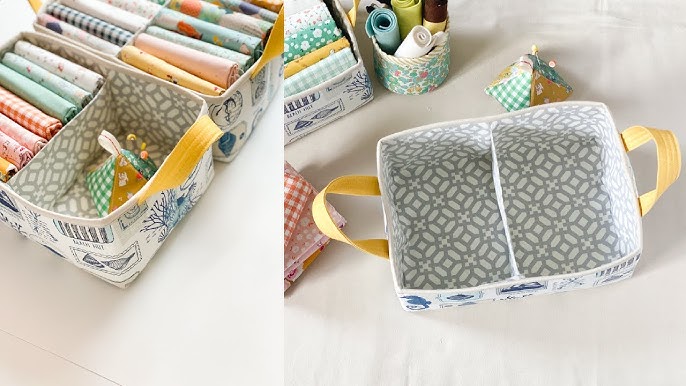 Foldable and Washable Storage Box/ DIY Fabric Box 