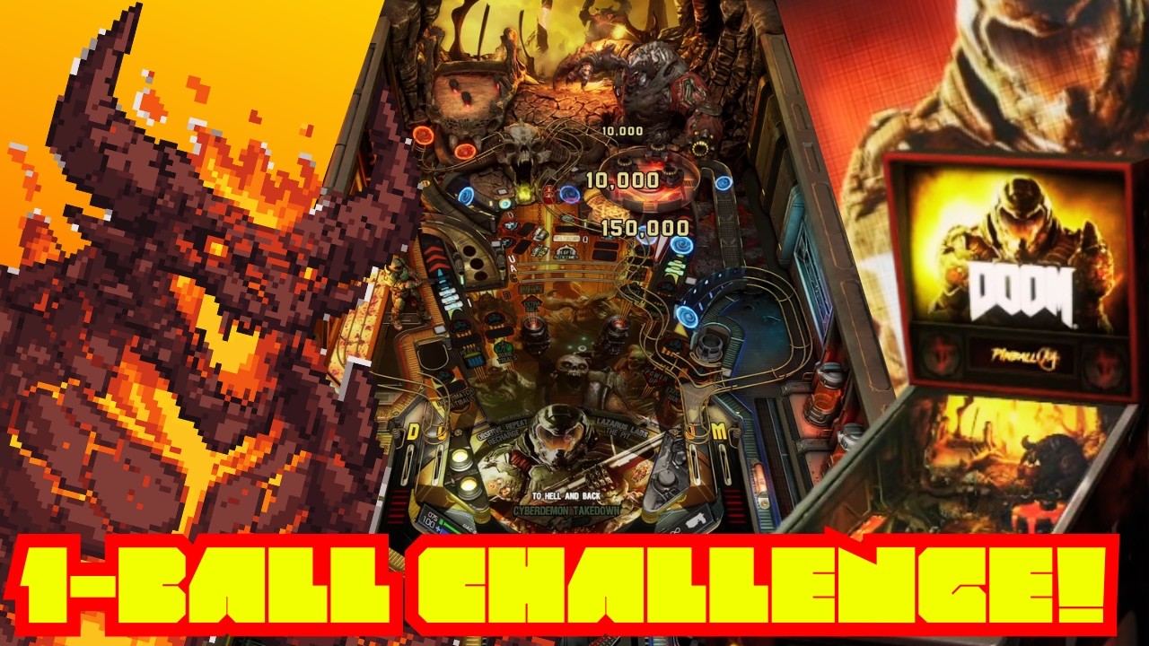 TOURNAMENT : DOOM (Pinball M) | 1-Ball Challenge! - YouTube