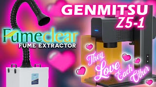 Fiber Lasers and Fume Extractors “A Love Story” | Genmitsu Z5-1 and FumeClear Review