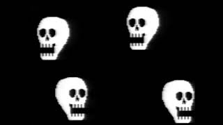 Commodore 128 Computer Sprite Animation of 4 "Leon" Skulls
