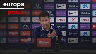 Simeone: "Pudimos revertir una situación de la que muchos pensaban que no íbamos a levantarnos"