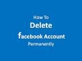 How To Delete Your Facebook Account (Facebook ID) Permanently ( English )