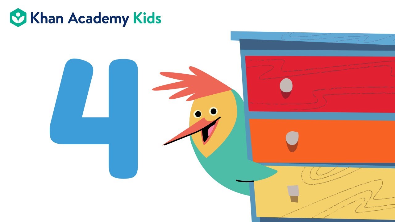 Count to 4 | Counting 1-10 | Khan Academy Kids