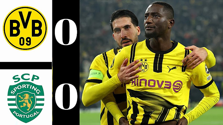 Dortmund vs Sporting Lisbon Champions League Playoff Highlights BVB Sporting Lisbon Ogg 3
