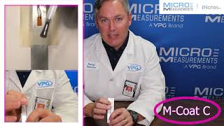 Strain Gage Installations with M-Coat C.
Darryl discusses the merits of the most commonly used strain gage protective coating; M-Coat C. This coating is fit for a wide range of applications and temperature ranges, and Darryl describes the criteria for selection and application.
M-Coat C is a solvent-thinned (naphtha) RTV silicone rubber. Cures to tough, rubbery transparent film.
Good all-around mechanical and electrical properties. Completely
noncorrosive. Recommended for lab and field installations that require a high degree of protection in thin coatings. Good water splash protection. Good chemical resistance.
FEATURES:
• Air drying
• Low reinforcement
• Transparent
Micro-Measurements: https://micro-measurements.com/
Advanced Sensors Technology: https://micro-measurements.com/advanced-sensors-technology
StrainTalks™ seminar: https://straintalks.com/
StrainBond™? https://micro-measurements.com/bonding
StrainBlog: https://www.strainblog.com/ Strain Gage Installations with M-Coat C.