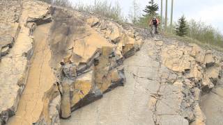 Insane Rockface Mountain Bike Crash to Head!