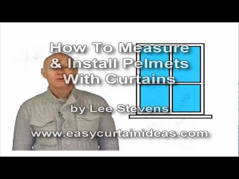 Measure For Pelmets and Curtains