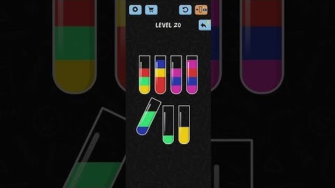 Water Color Sort Level 1.2 Walkthrough Solution iOS/Android Ali S Write