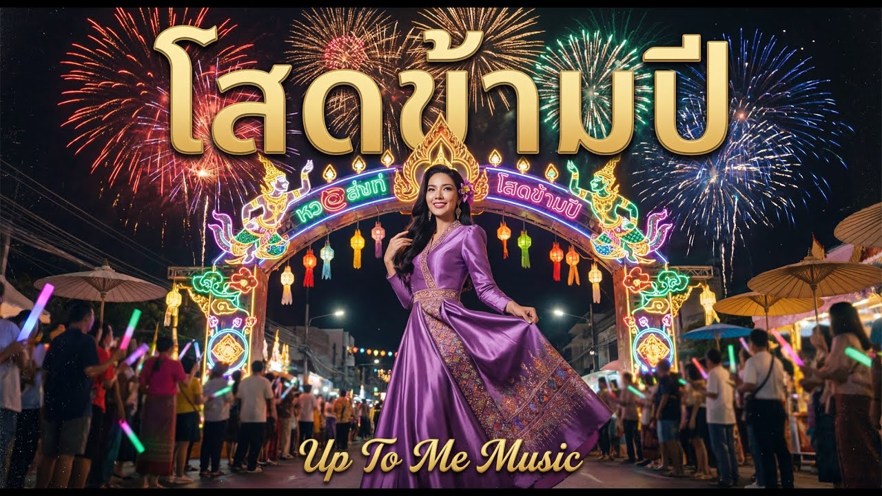 โสดข้ามปี เพลงแดนซ์สามช่าส่งท้ายปี ตัวแม่เค้าดาวน์! [Official MV] Up To Me Music