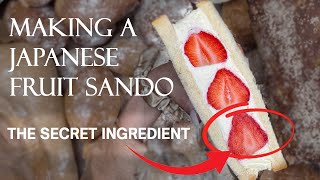 The secret to making Japanese Fruit Sandwiches!