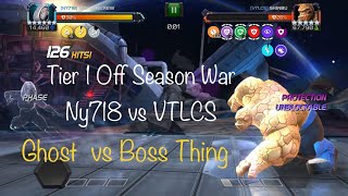 Off Season War Boss Fight: Ghost vs Thing