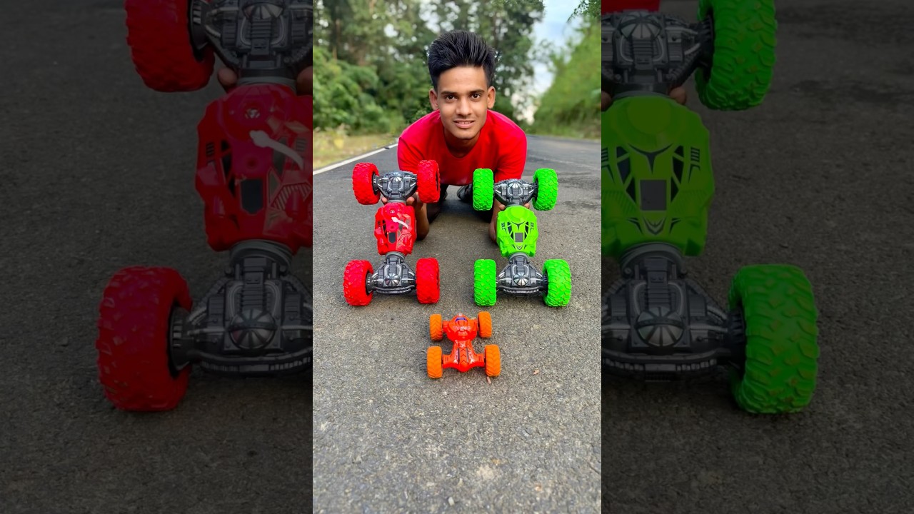 Three 3 Off-Road Rock Crawler 🚙 | RC Stunt Car Unboxing & Test Run 🔥