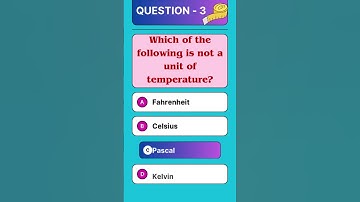 TNPSC - General science/Physics/Measurement/MCQ’s/Question - 3